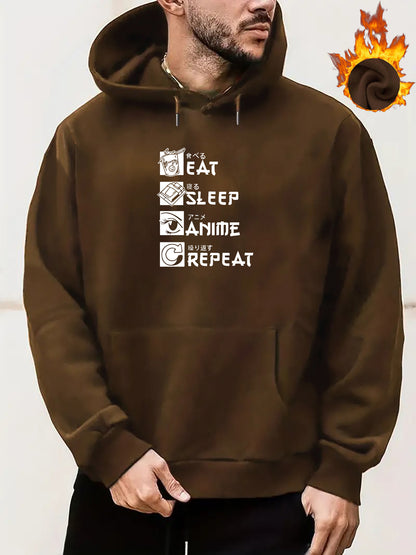 Eat Sleep Anime Repeat Hoodie