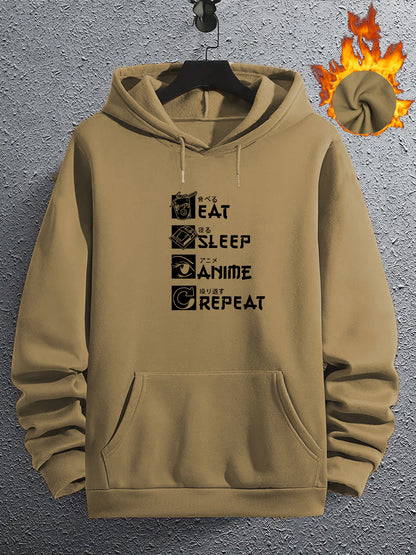 Eat Sleep Anime Repeat Hoodie