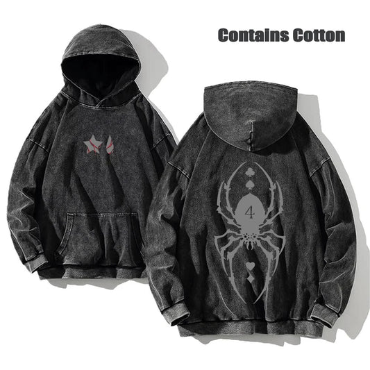 X Hunter Washed Hoodies